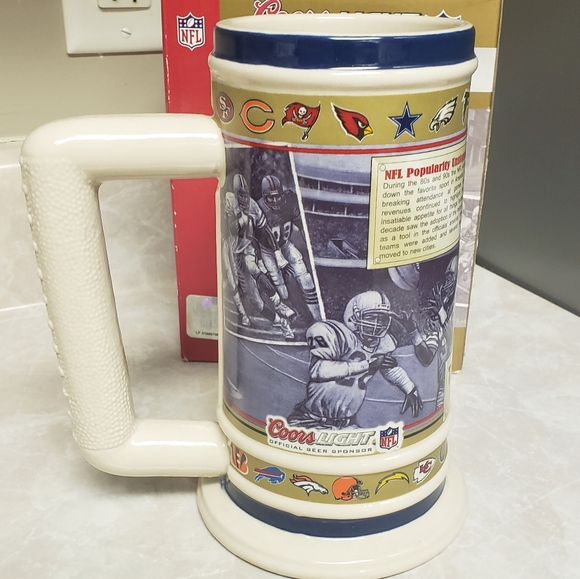 coors light Dining Coors Light Nfl Stein Poshmark